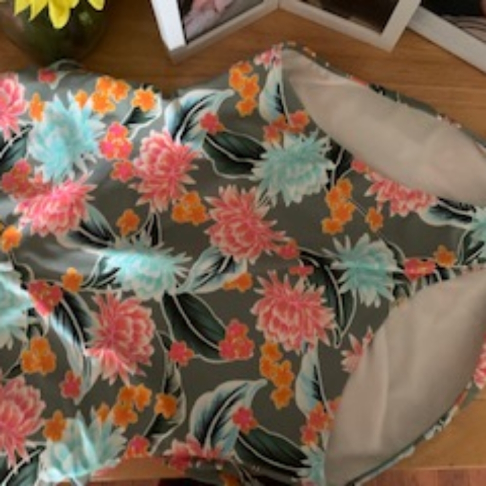 One piece bathing suit